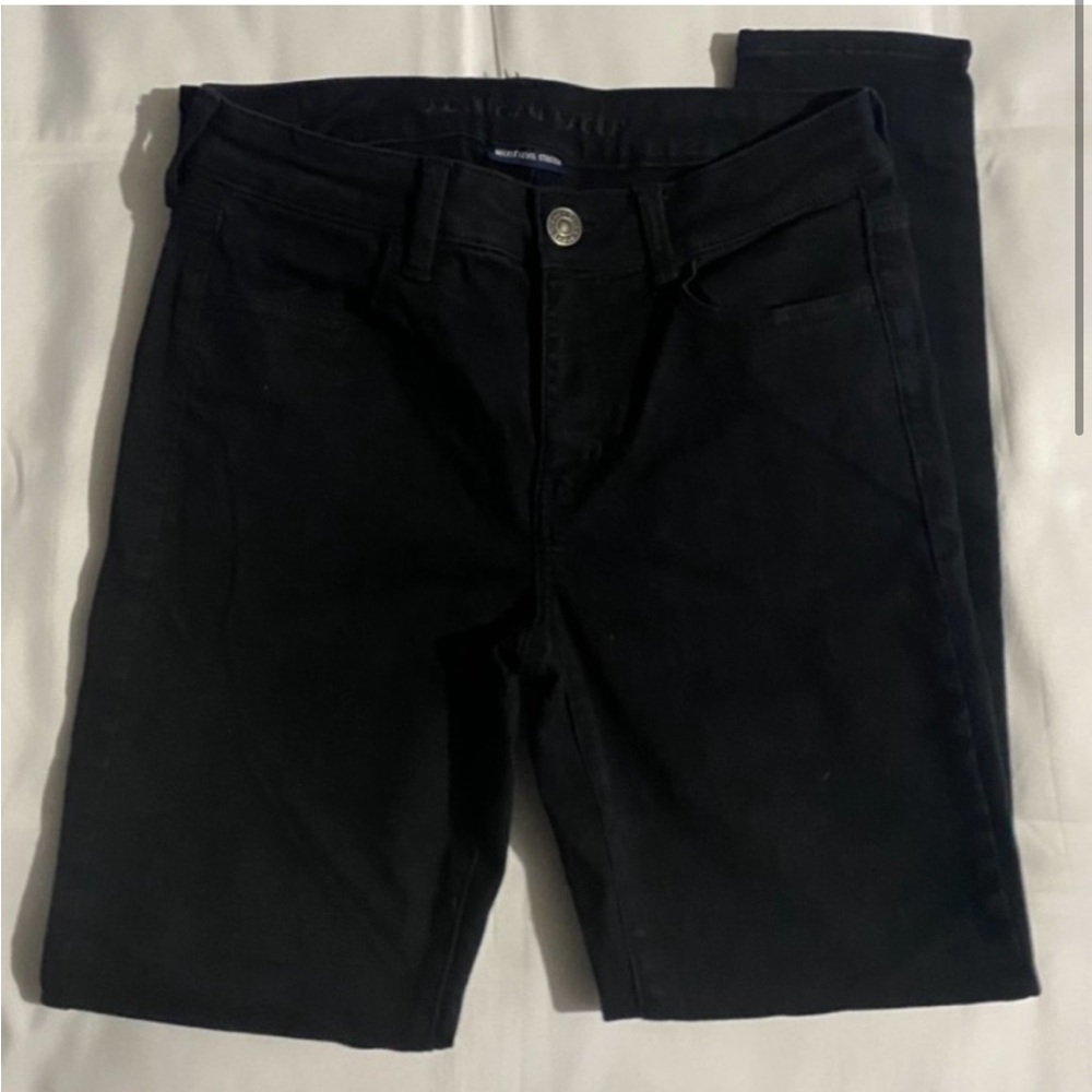 American Eagle Outfitters Next Level Stretch Black Jeggings 12